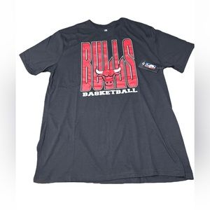 NWT NBA Team Apparel Men’s Chicago Bulls Short Sleeve shirt black size XL